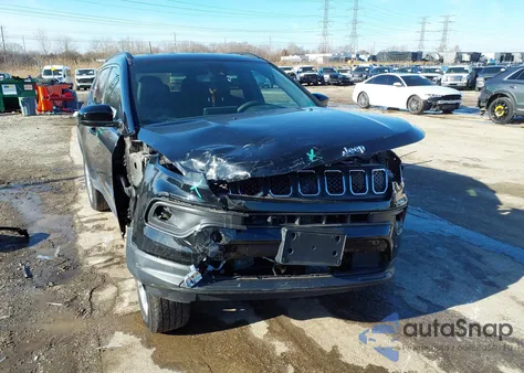 2023 Jeep Compass Latitude 4X4 из США, поврежденный, VIN 3C4NJDBN9PT560003